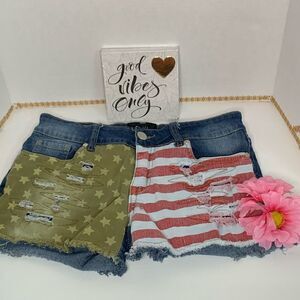 DAZL denim shorts 